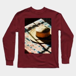 Fashion - Hat on Bed Long Sleeve T-Shirt